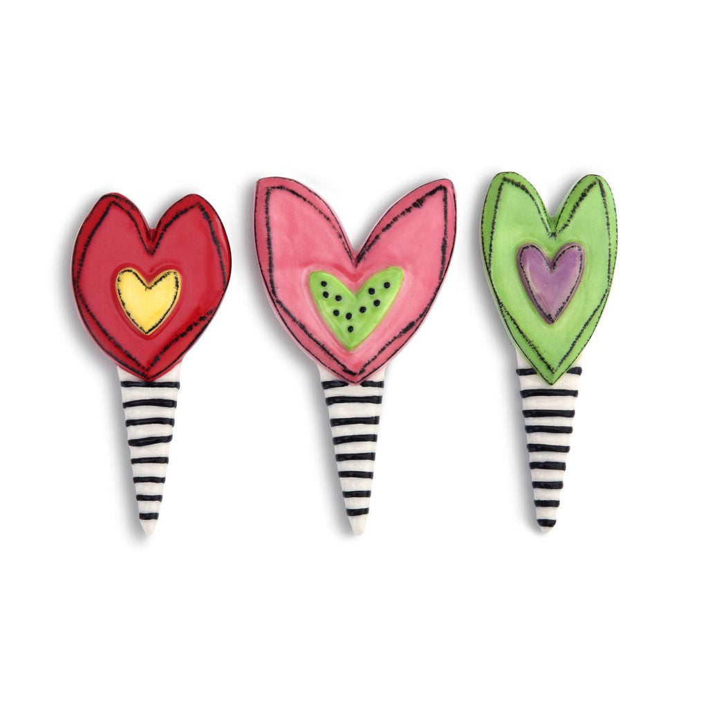 S/3 Heart Cupcake Toppers