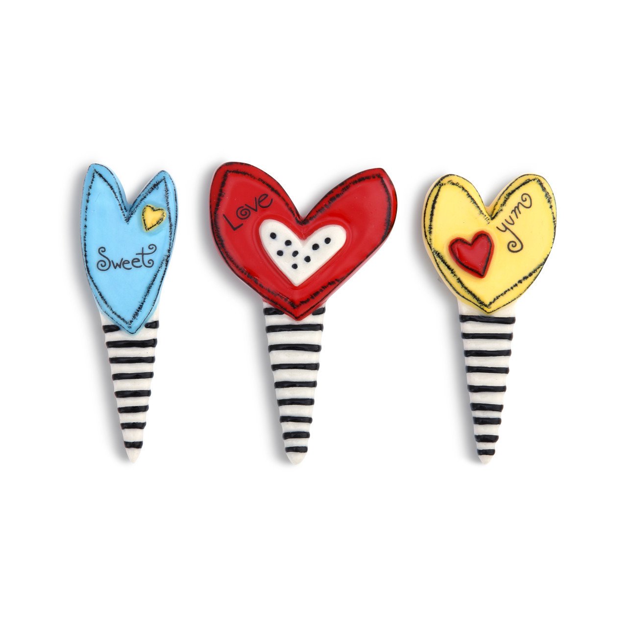 S/3 Sweet Cupcake Toppers