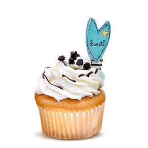 S/3 Sweet Cupcake Toppers