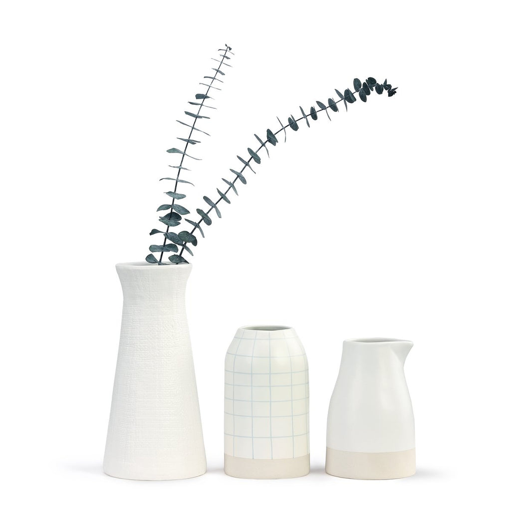 Just Because Vase - Linen Texture