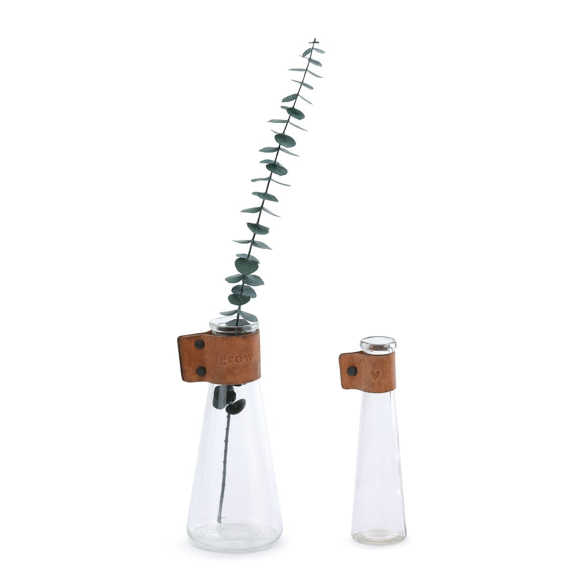 Grow & Heart Bud Vase