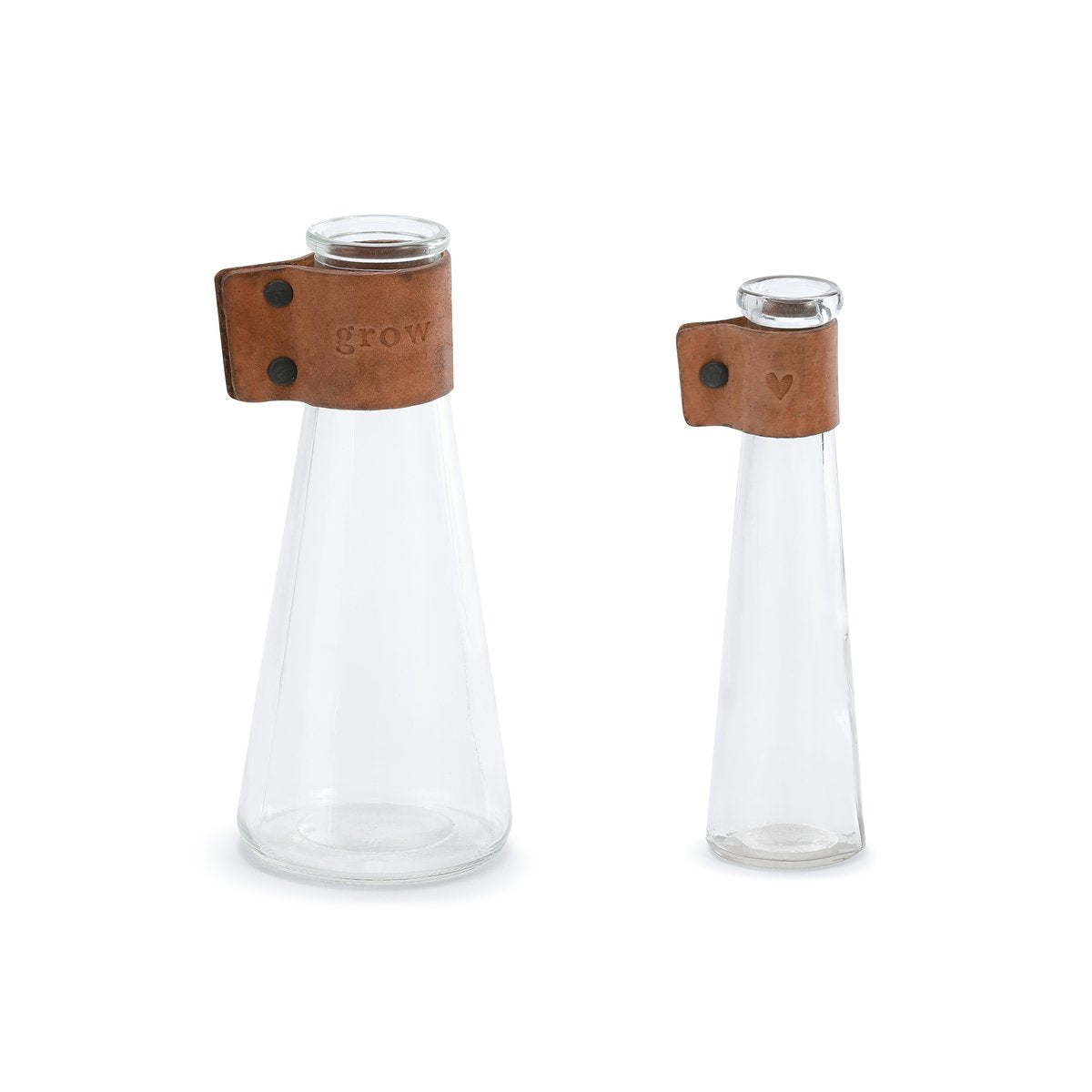 Grow & Heart Bud Vase