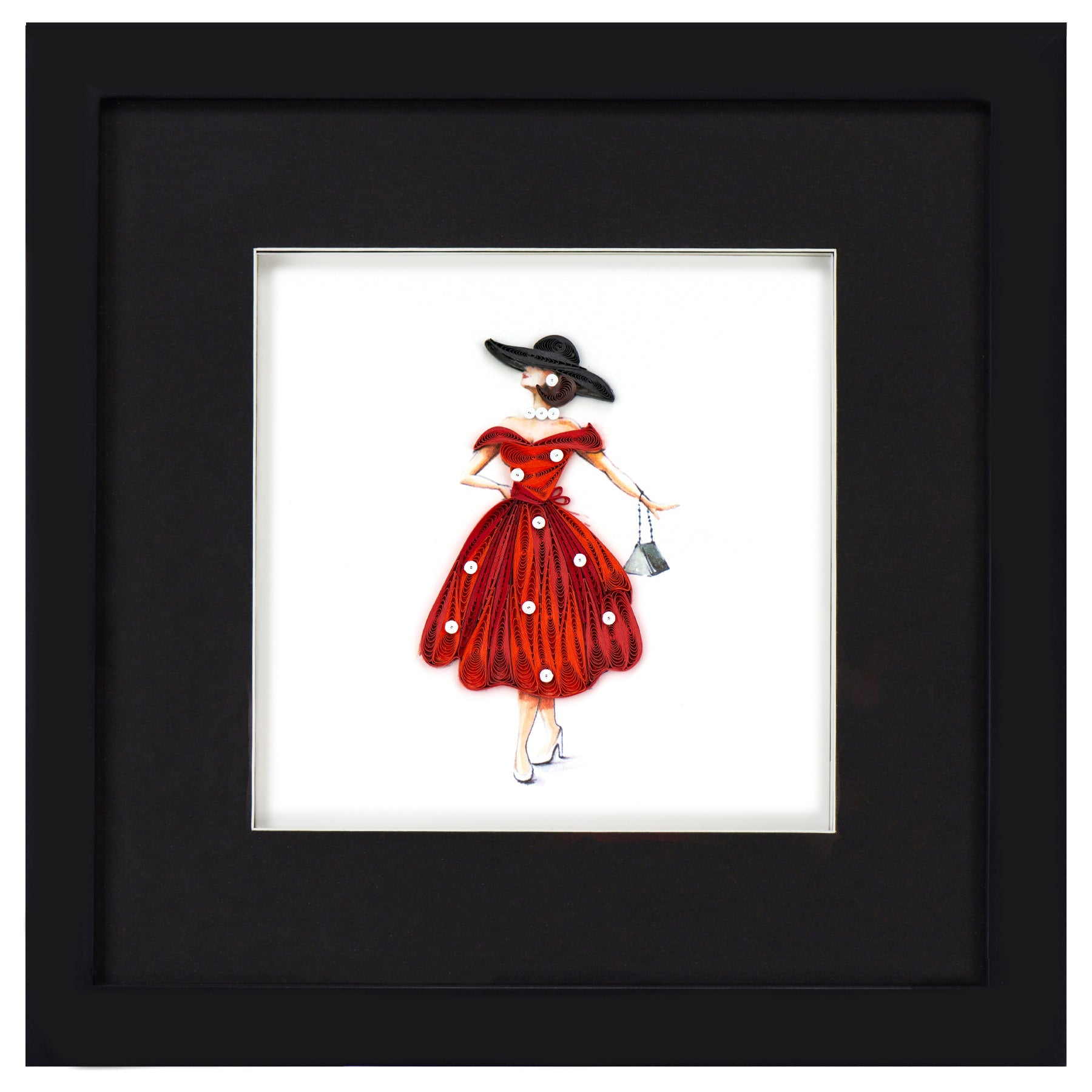 Quilling Cards Shadow Box Frame