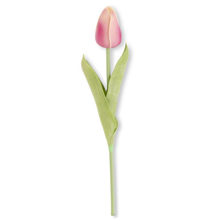 Real Touch Mini Tulip Stem - Mauve