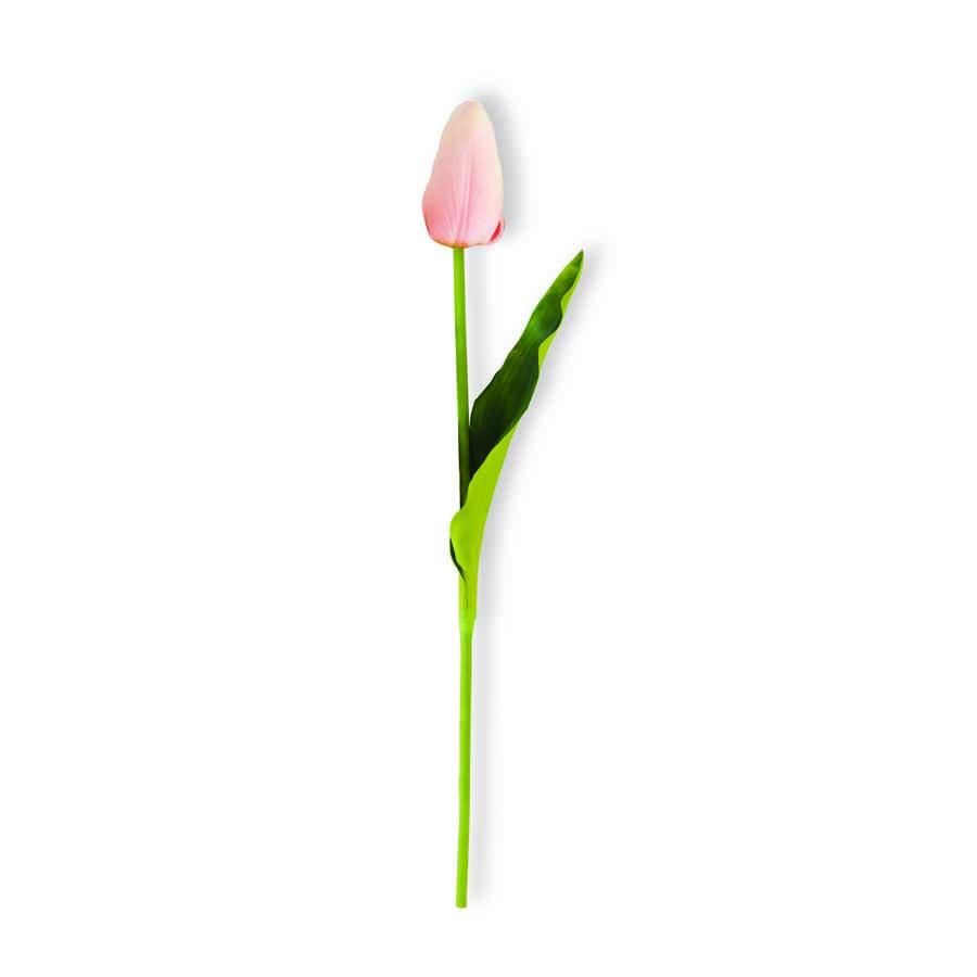 Real Touch Mini Tulip Stem - Pink