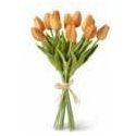 13.5" Orange Real Touch Mini Tulip Bouquet (12)