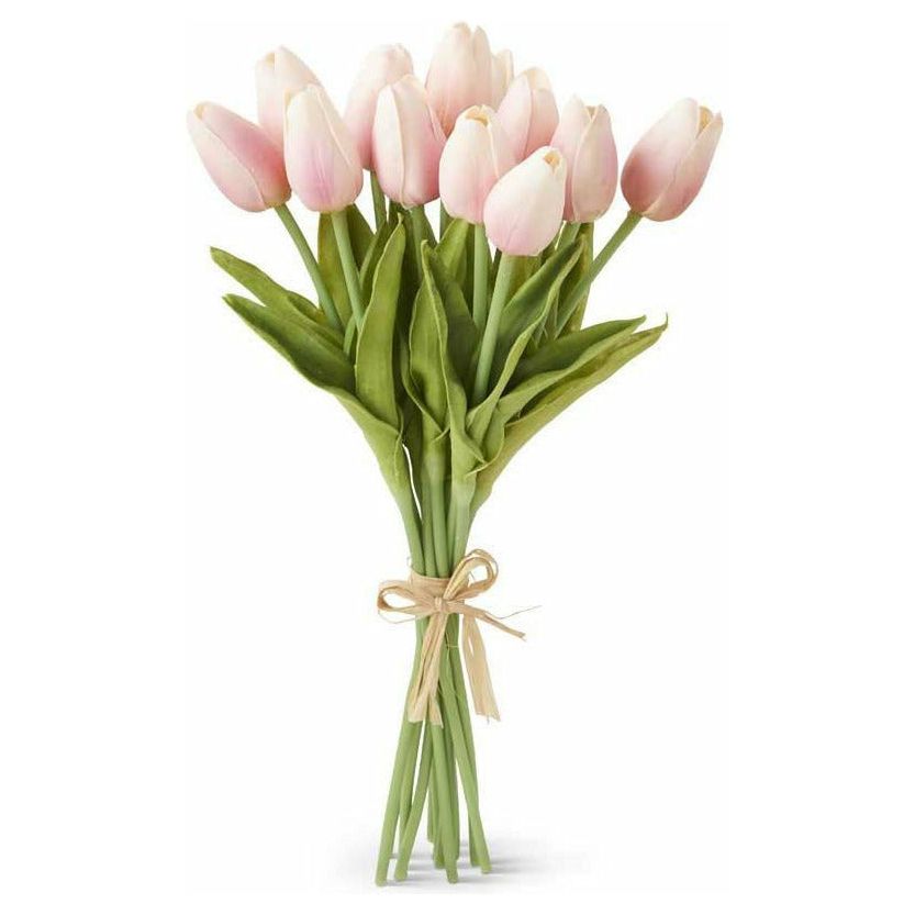 Pink Real Touch Mini Tulip Bouquet