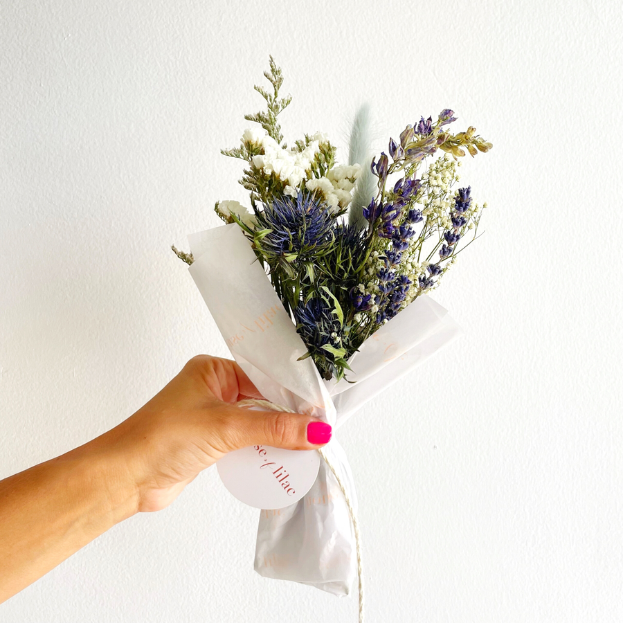 Dried Flower Mini Bouquet - Chic | Seafoam