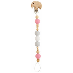 Girl Elephant Wooden Pacy Clip