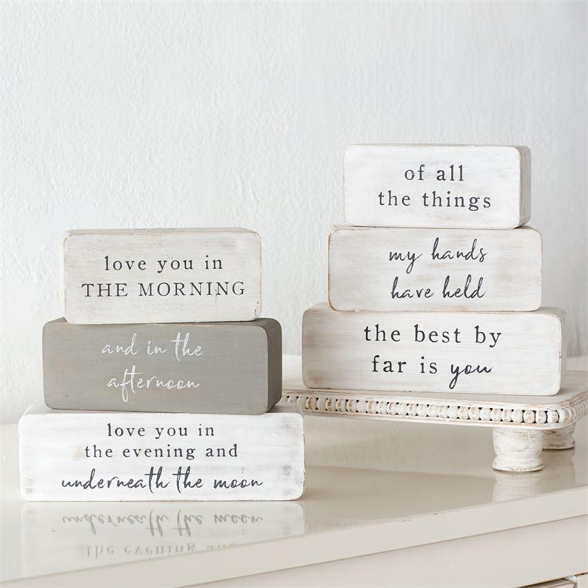 You Are More Stacking Blocks