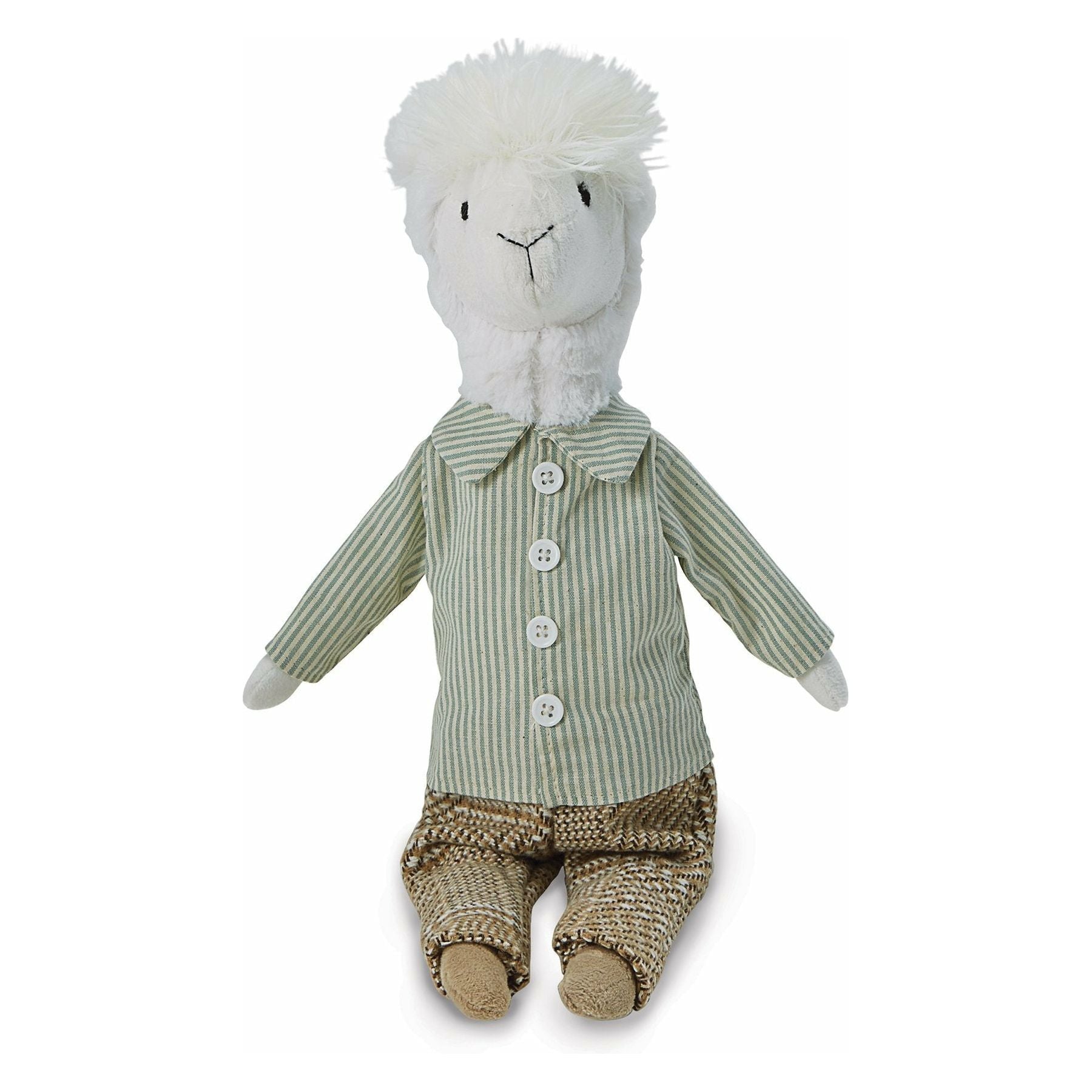 Stripe Llama Shirt Doll