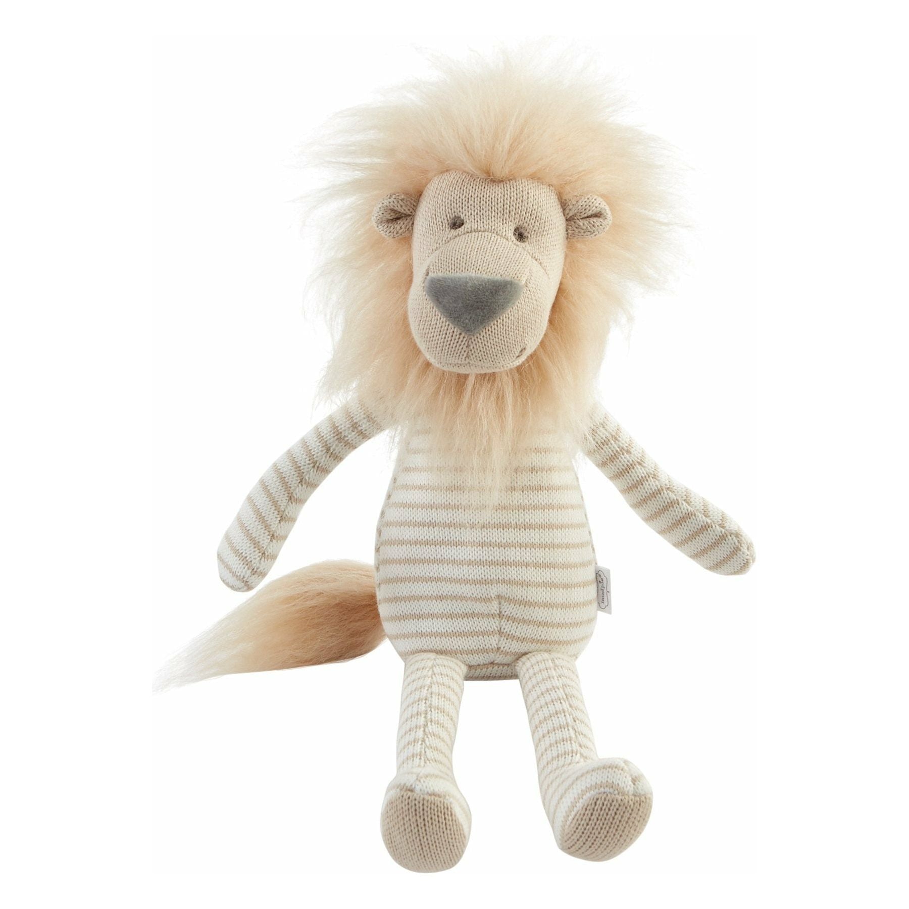 Large Sweater Knit Lion Plush