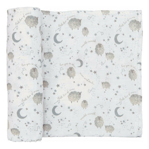 Counting Sheep Muslin Swaddle