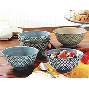 Porcelain Embossed Bowls