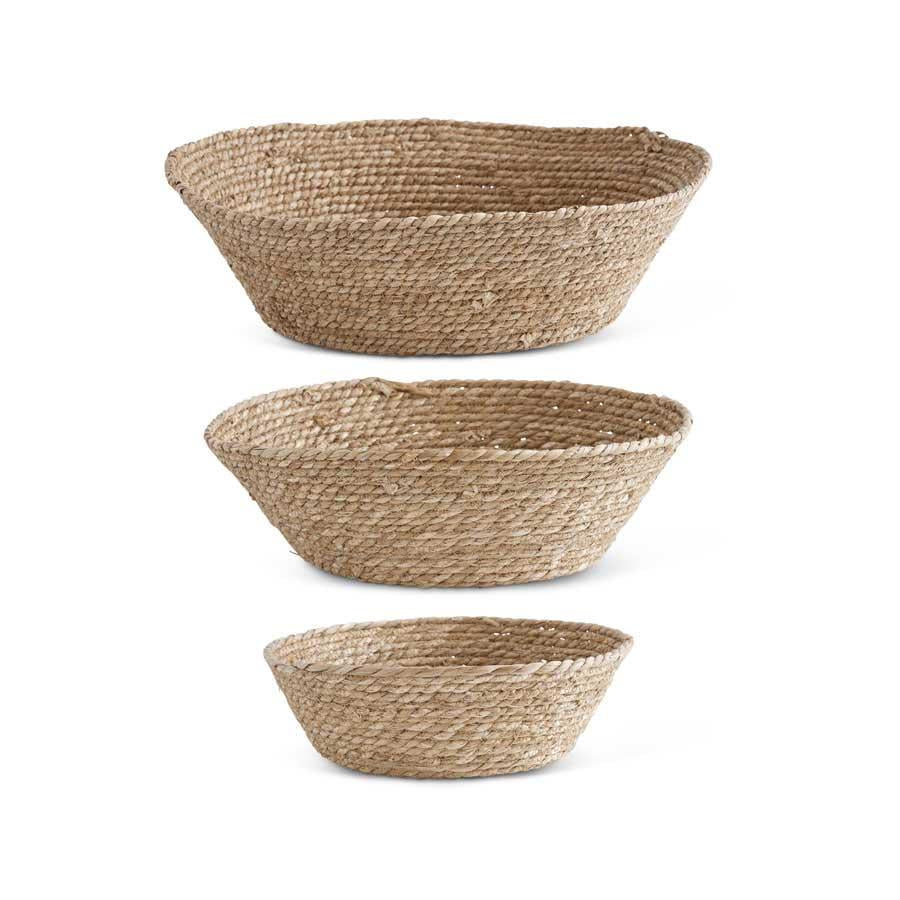 Round Grass Nesting Bowl Basket