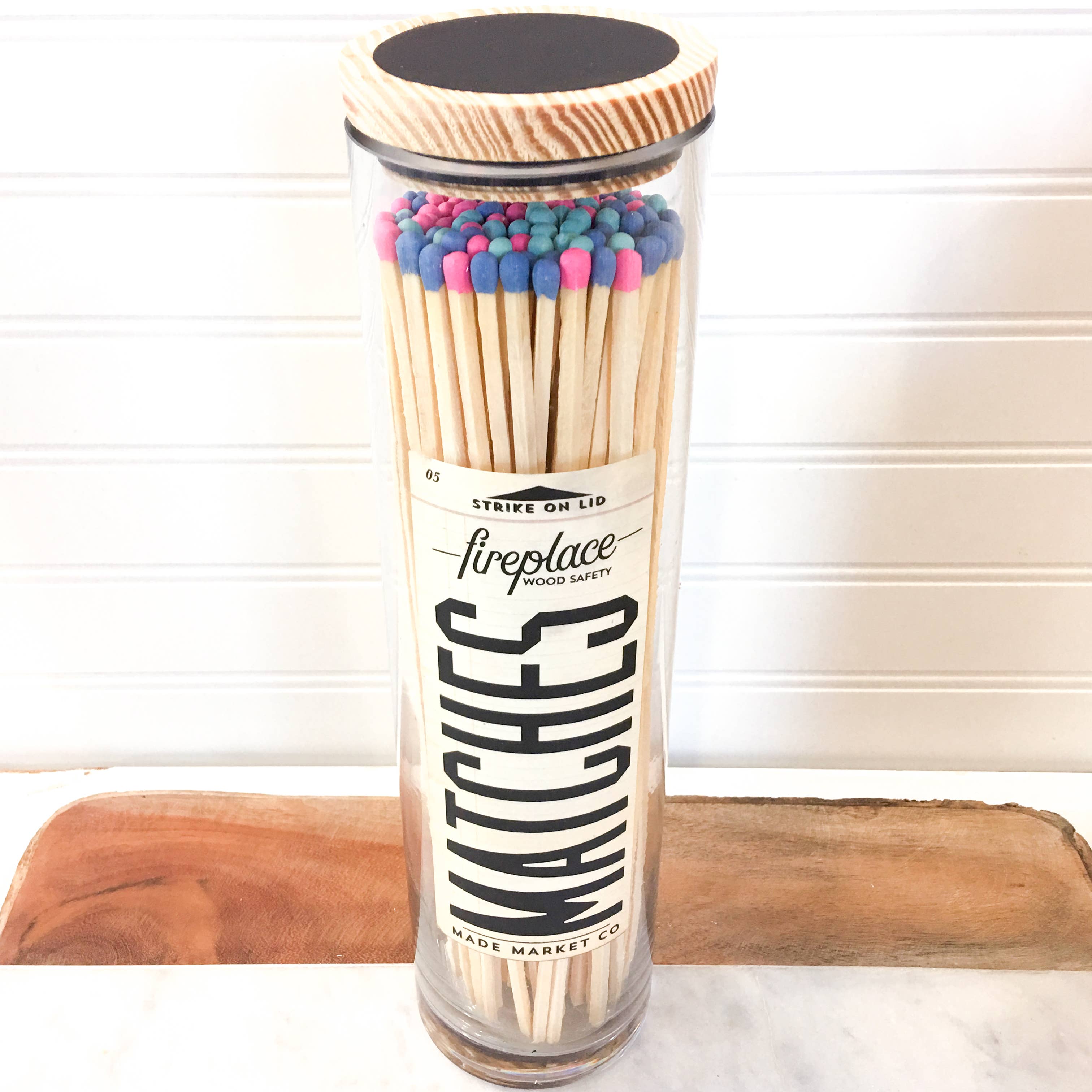 Made Market Co. - Bright Mix Vintage Apothecary Fireplace Matches