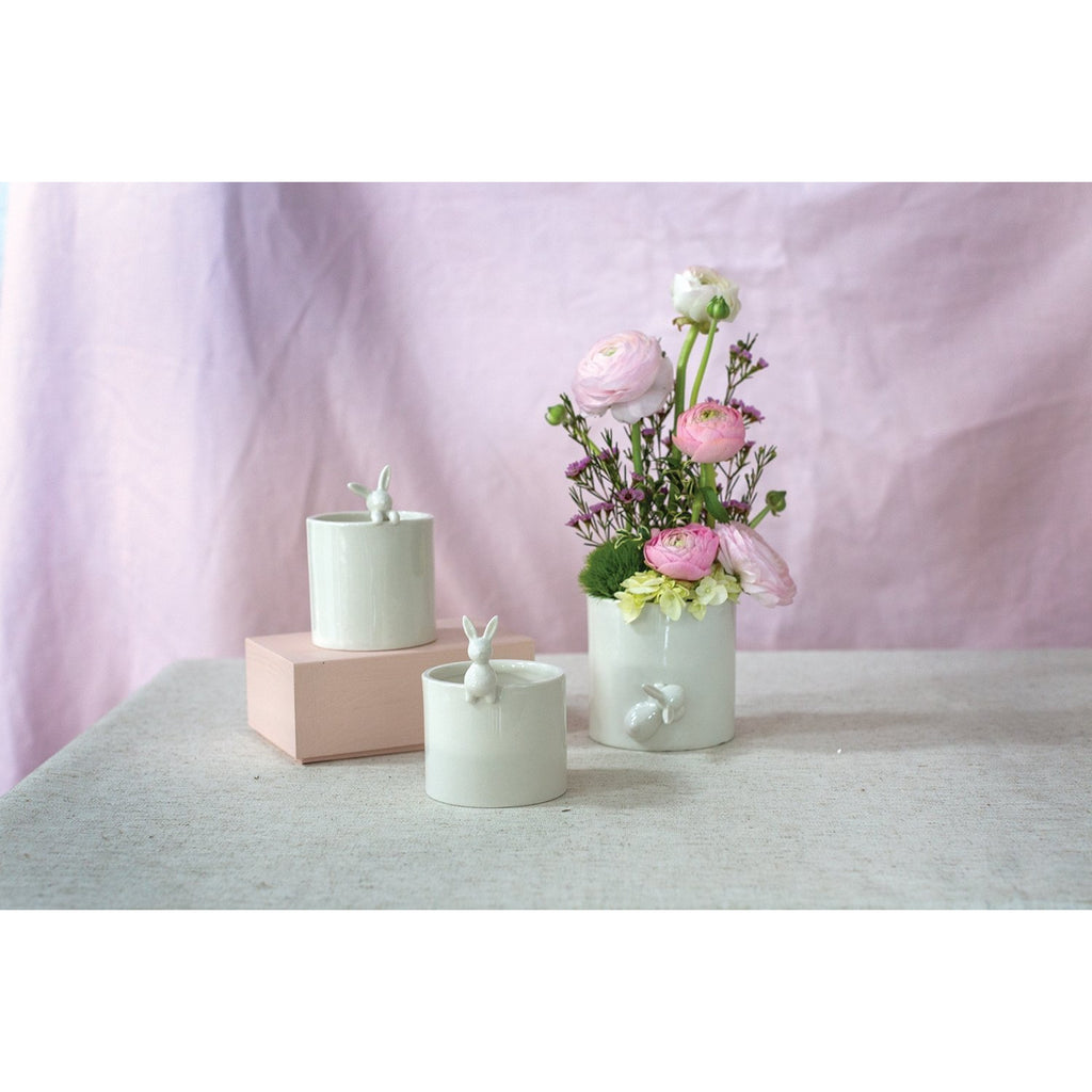 Peeking Bunny Pots