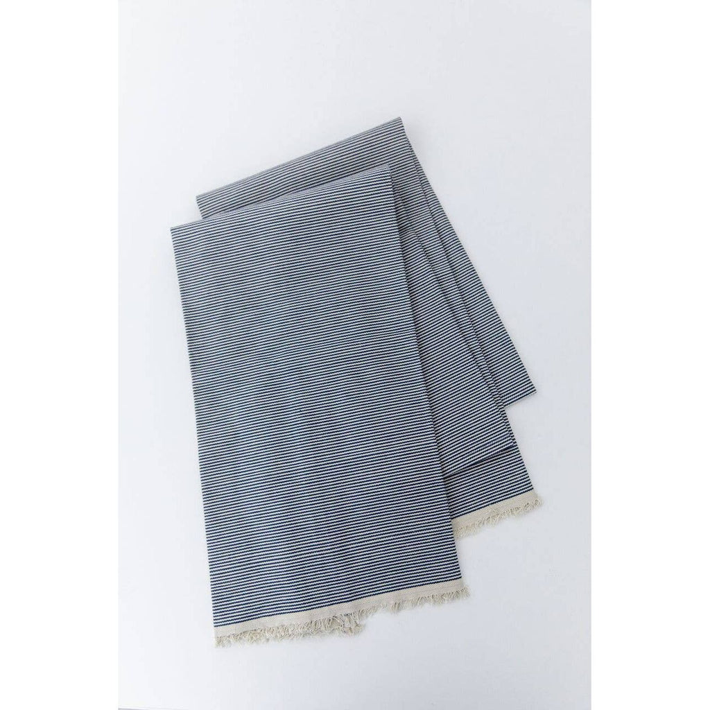 S/2 Millworks Collection Railroad Stripe Tea Towels