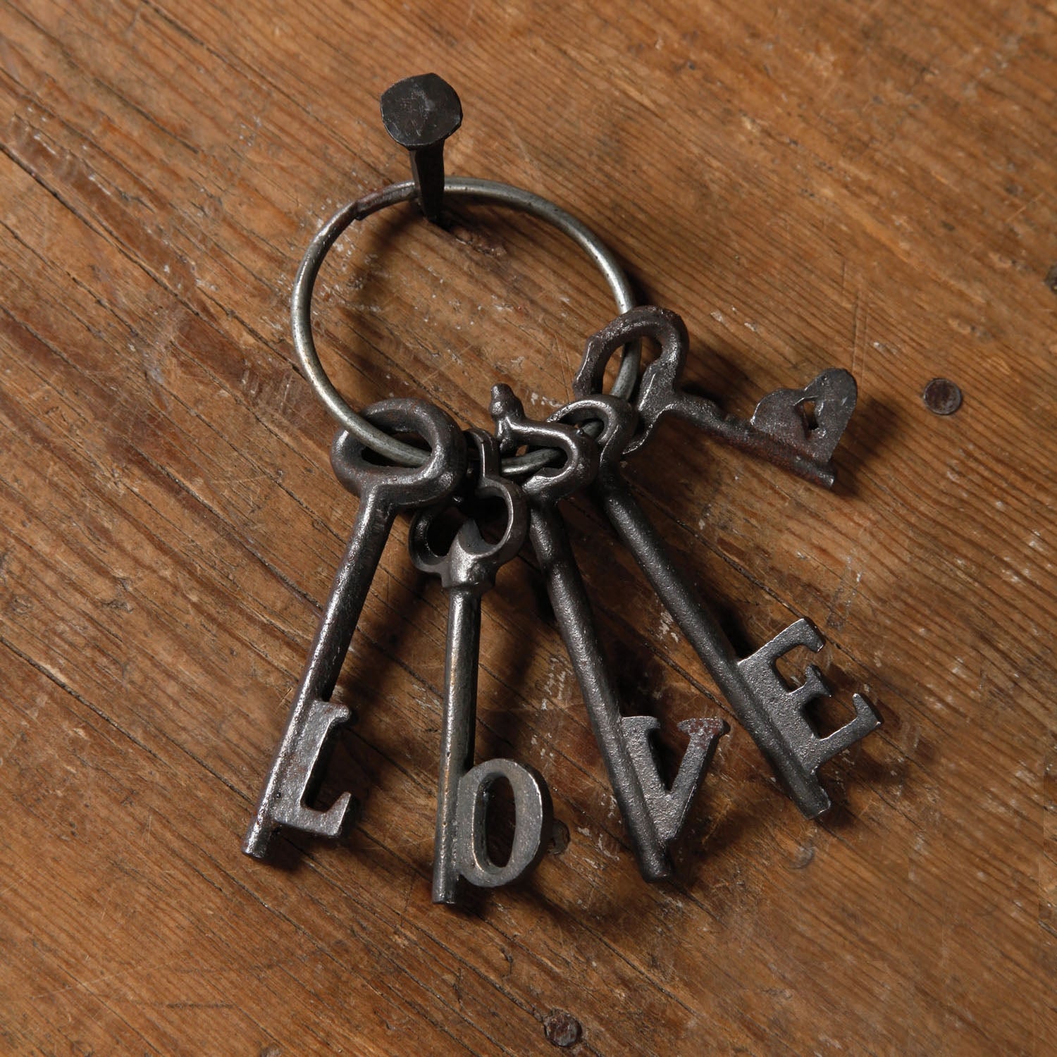 Cast Iron LOVE Keys