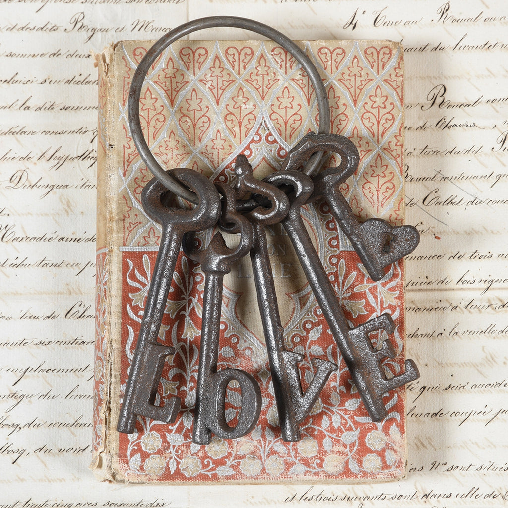 Cast Iron LOVE Keys
