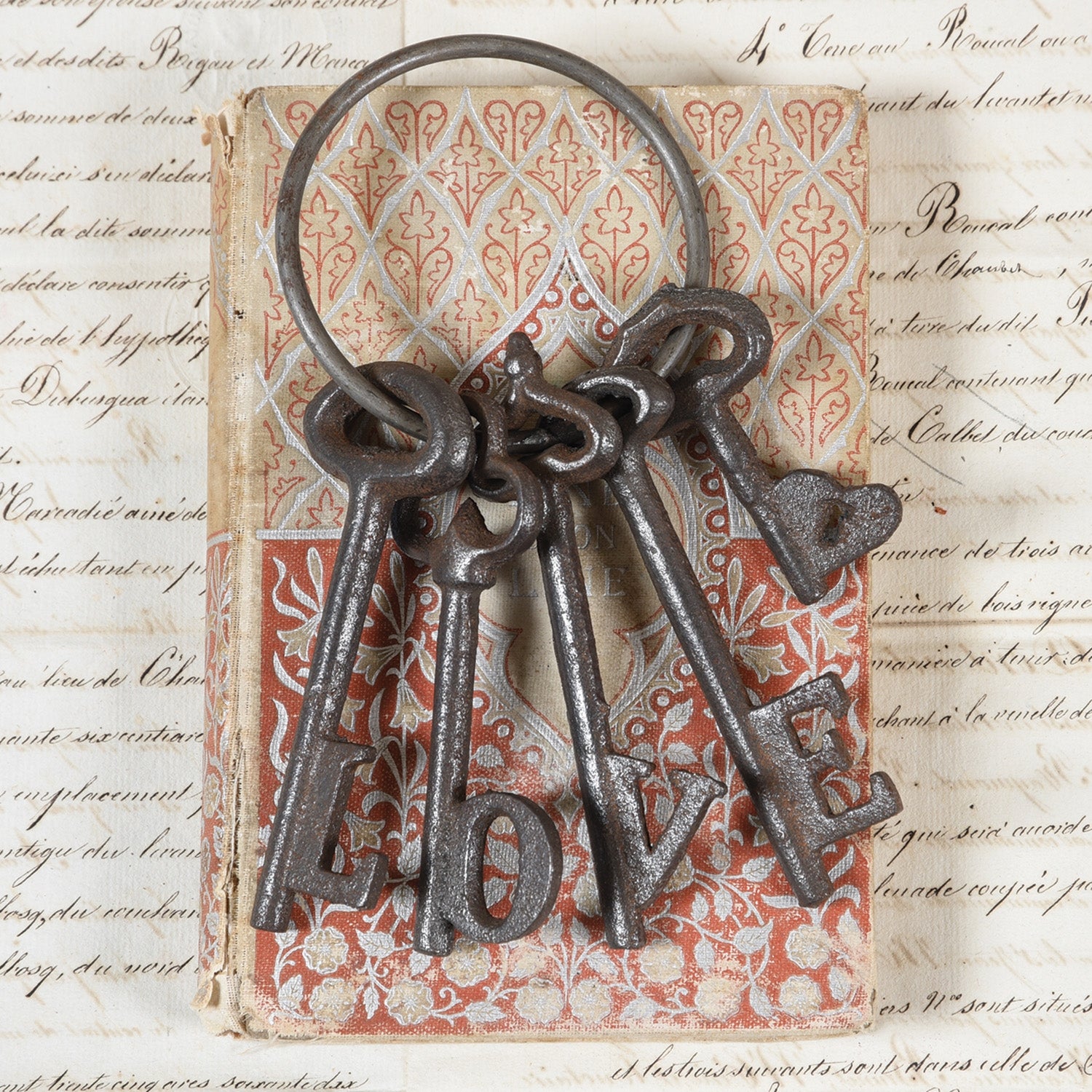 Cast Iron LOVE Keys