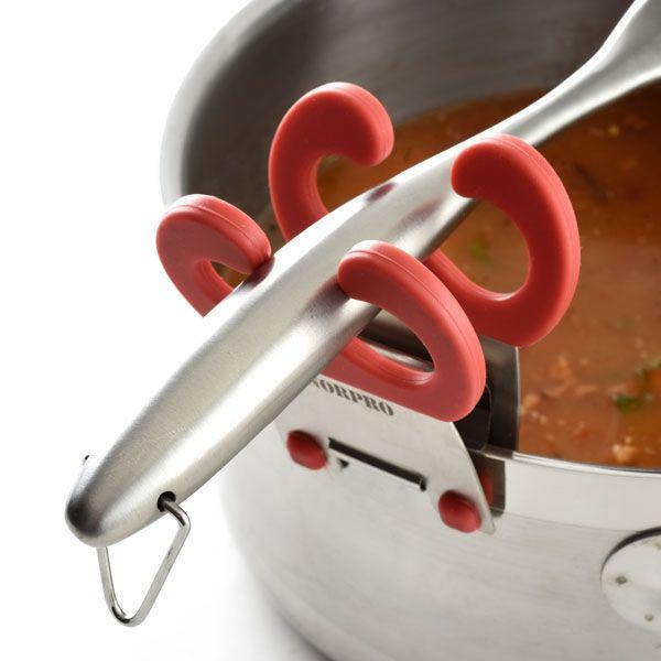 Grip-EZ Spoon Pot Clips - Assorted Colors