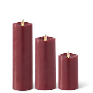 Luminara Indoor Slim Pillar Candle