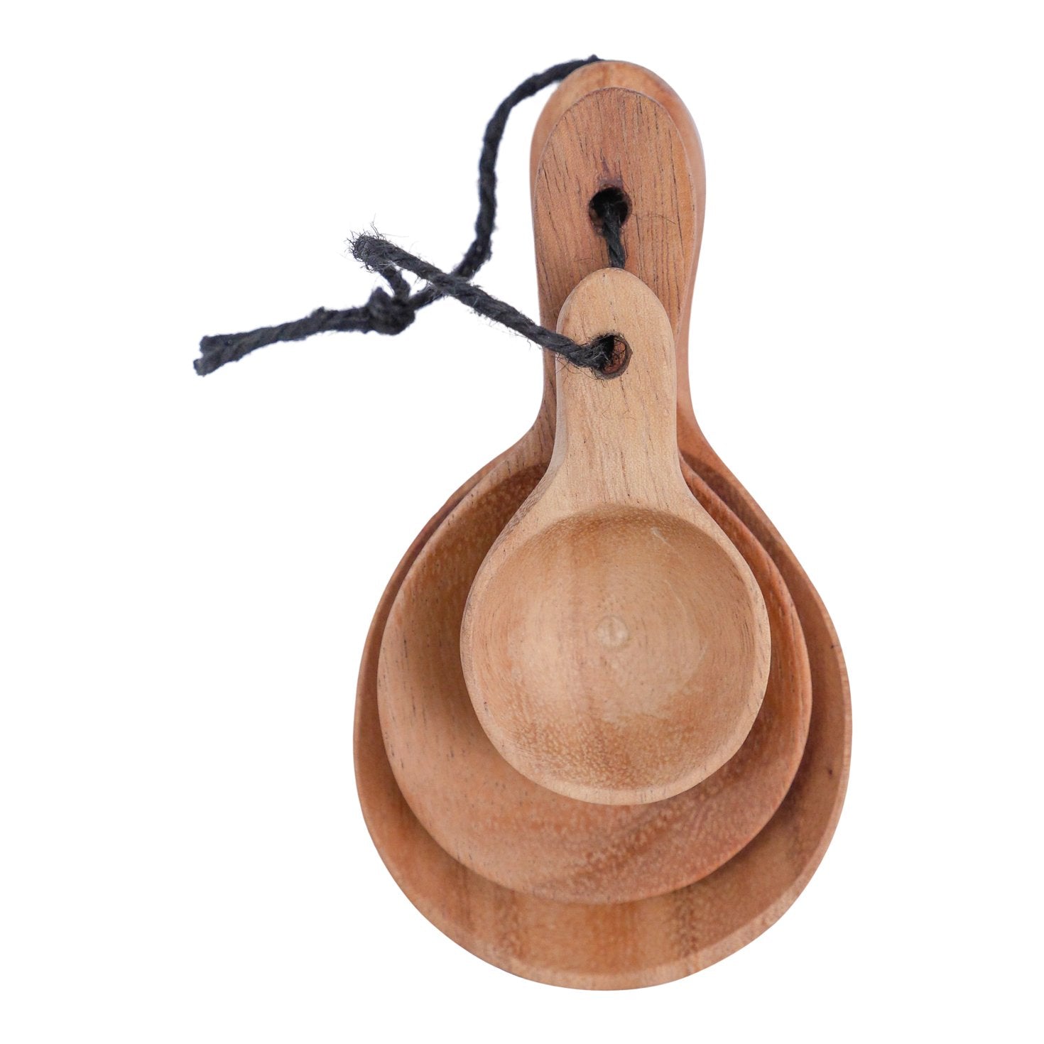 Small Carved Spoon Set