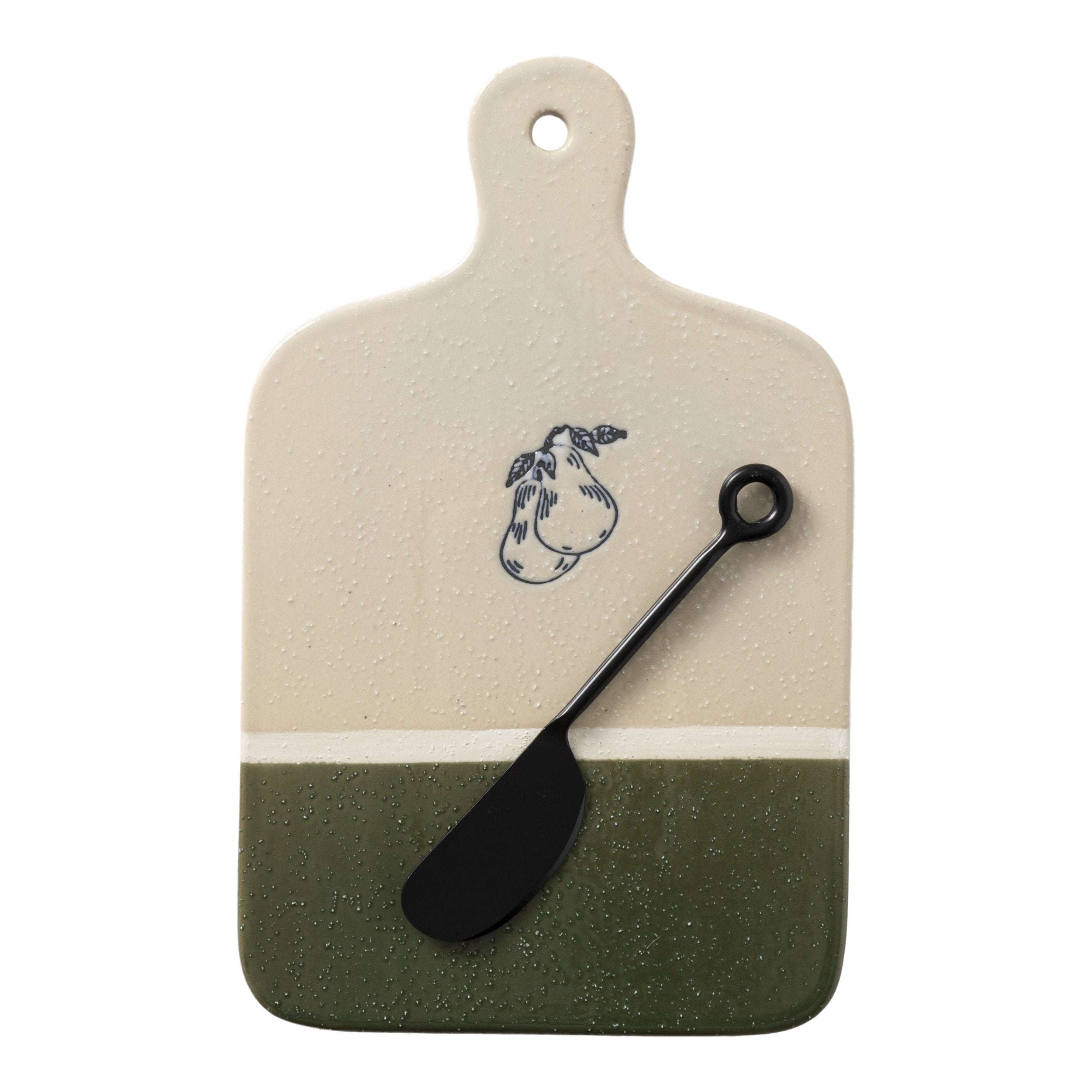 Pear Plate and Spreader