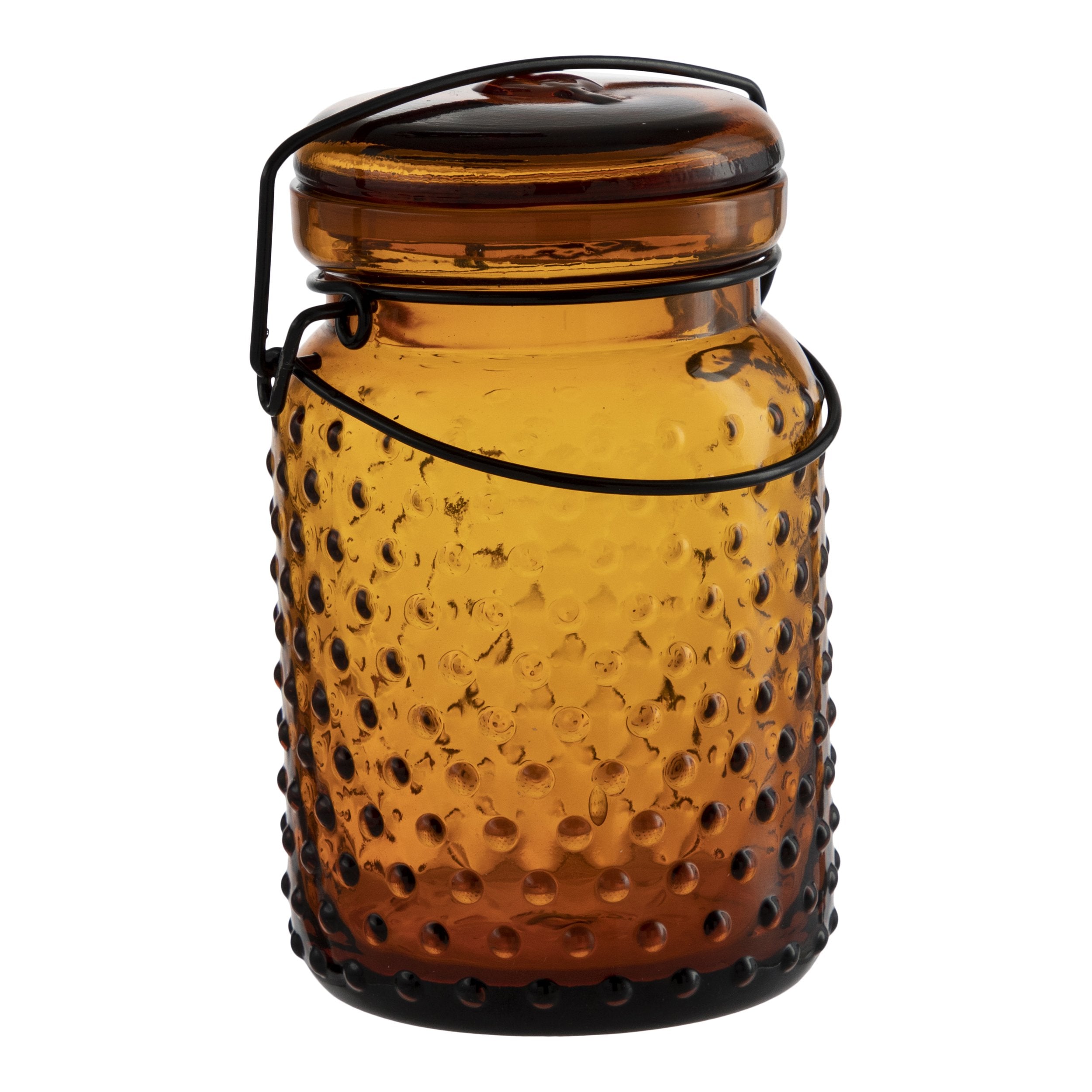 Small Amber Container