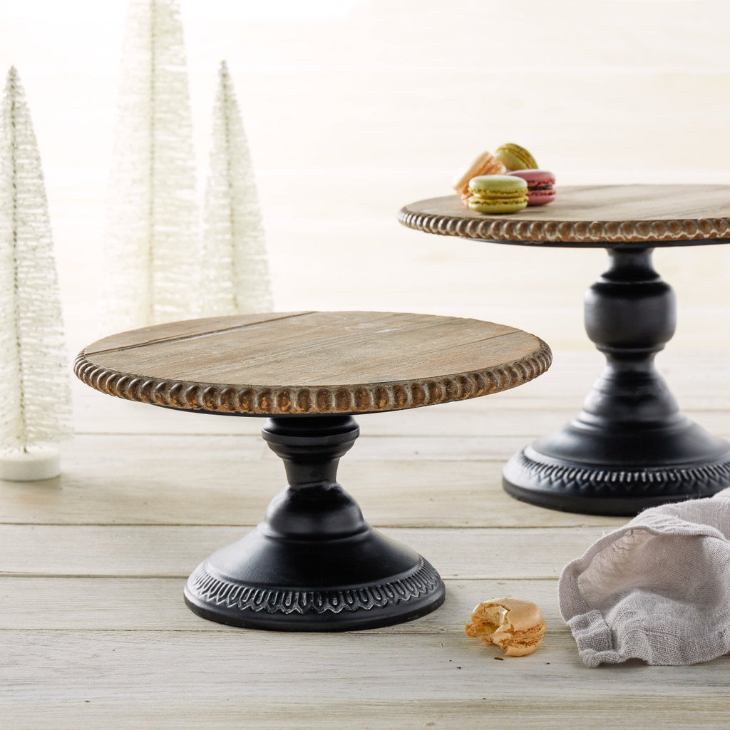 Wood and Metal Pedestals