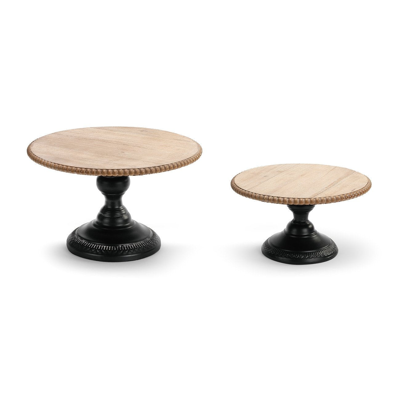 Wood and Metal Pedestals