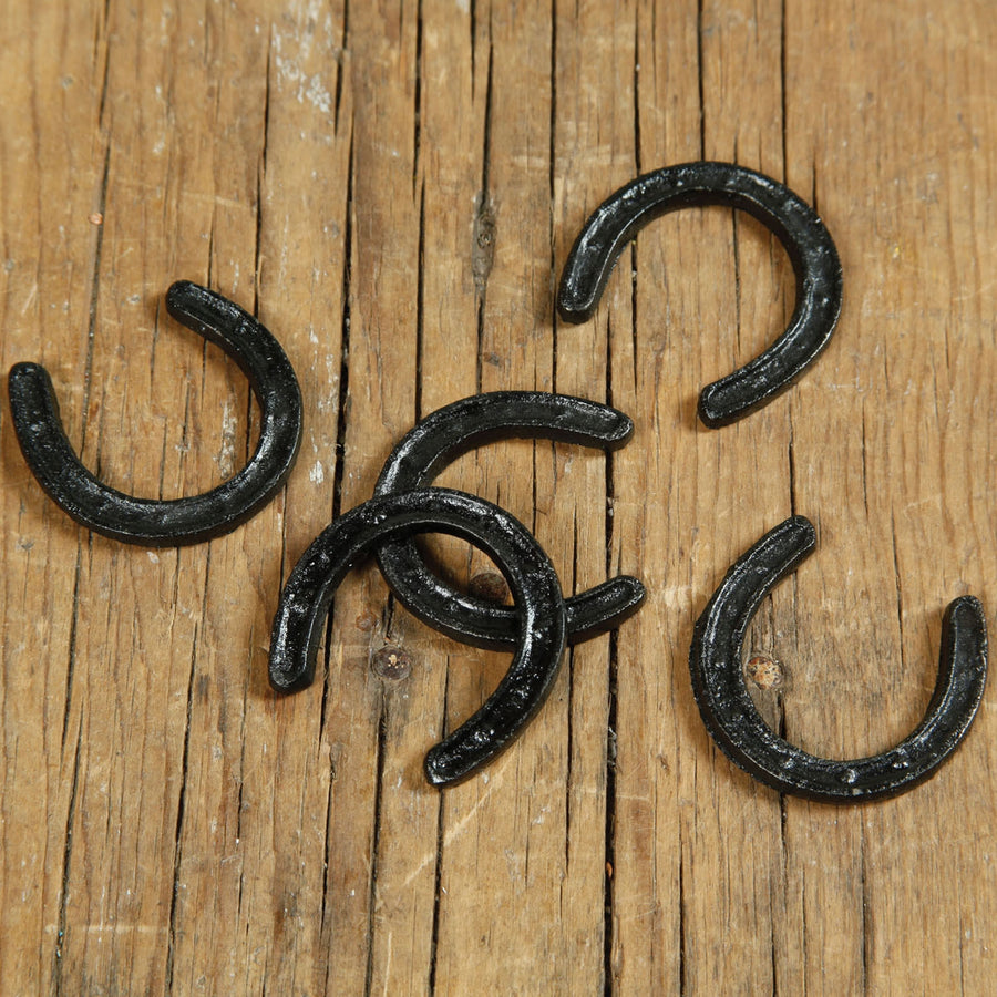 Black Cast Iron Horseshoe