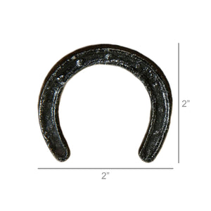 Black Cast Iron Horseshoe