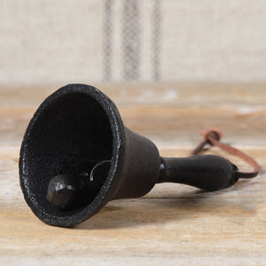 Cast Iron Black Dinner Bell