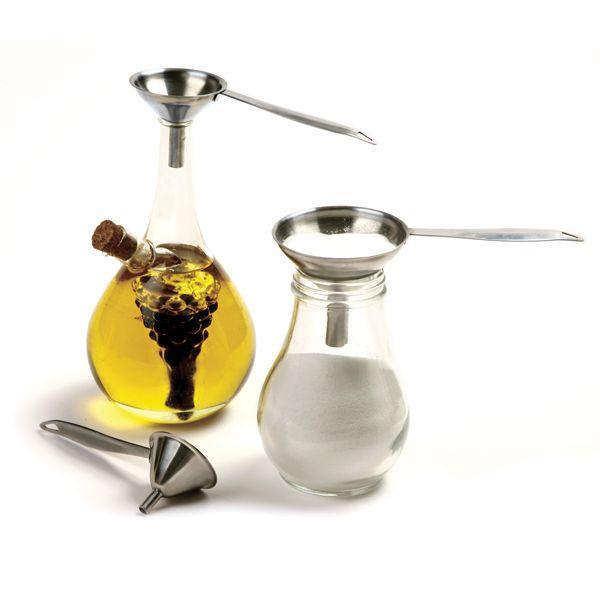 S/3 Stainless Steel Funnels