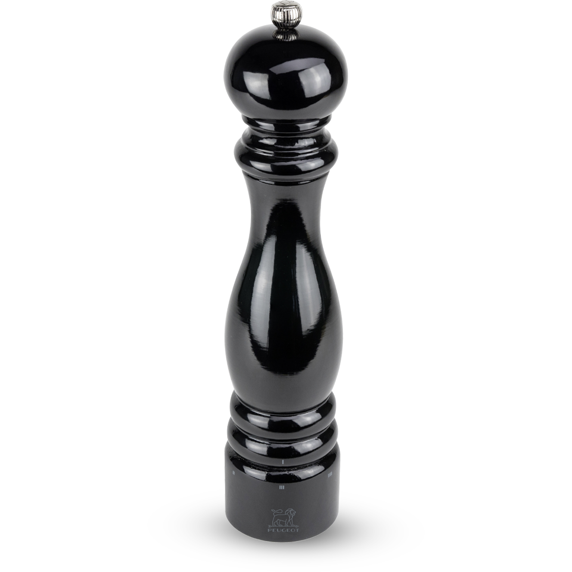 Paris u'Select Salt/Pepper Mill - Black/White Lacquered