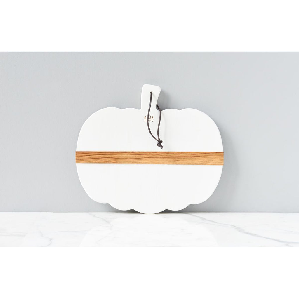 White Mod Pumpkin Charcuterie Board - Small