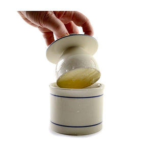 Glazed Stoneware Butter Keeper