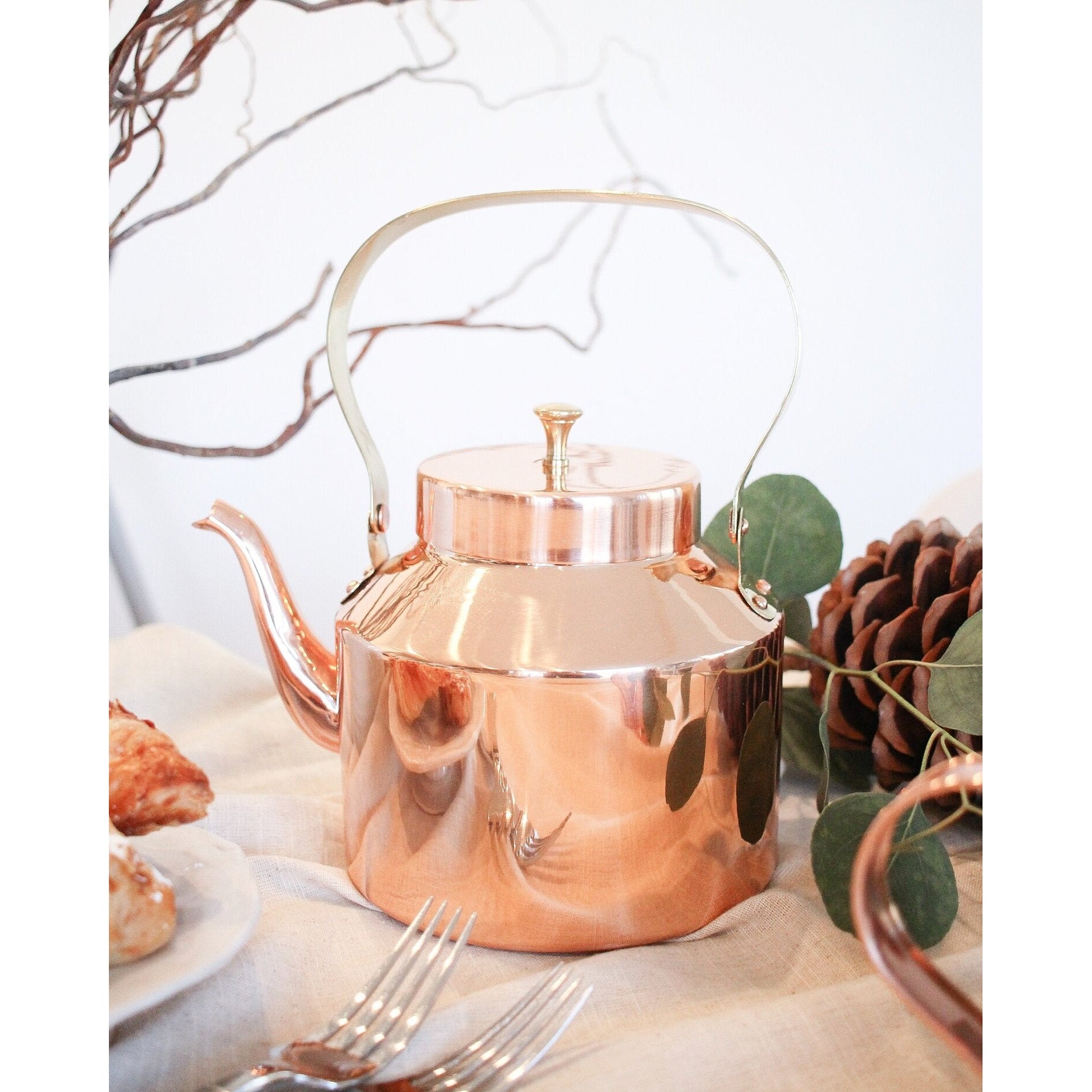 English Copper Tea Kettle
