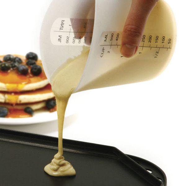 Measure-Stir-Pour Silicone Flexible Measuring Cup
