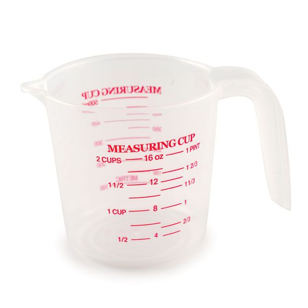 Plastic Measuring Cup | 2 Cup