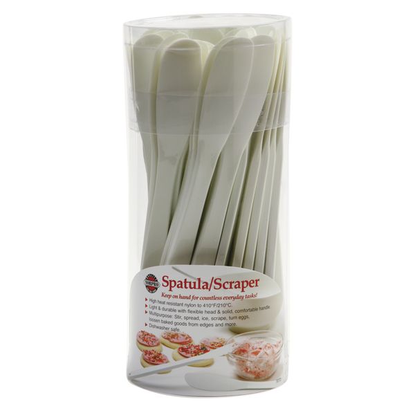 Long Spatula/Scraper | White