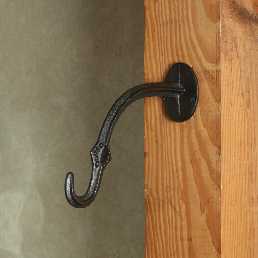 Antique Black Cast Iron Gazebo Wall Hook