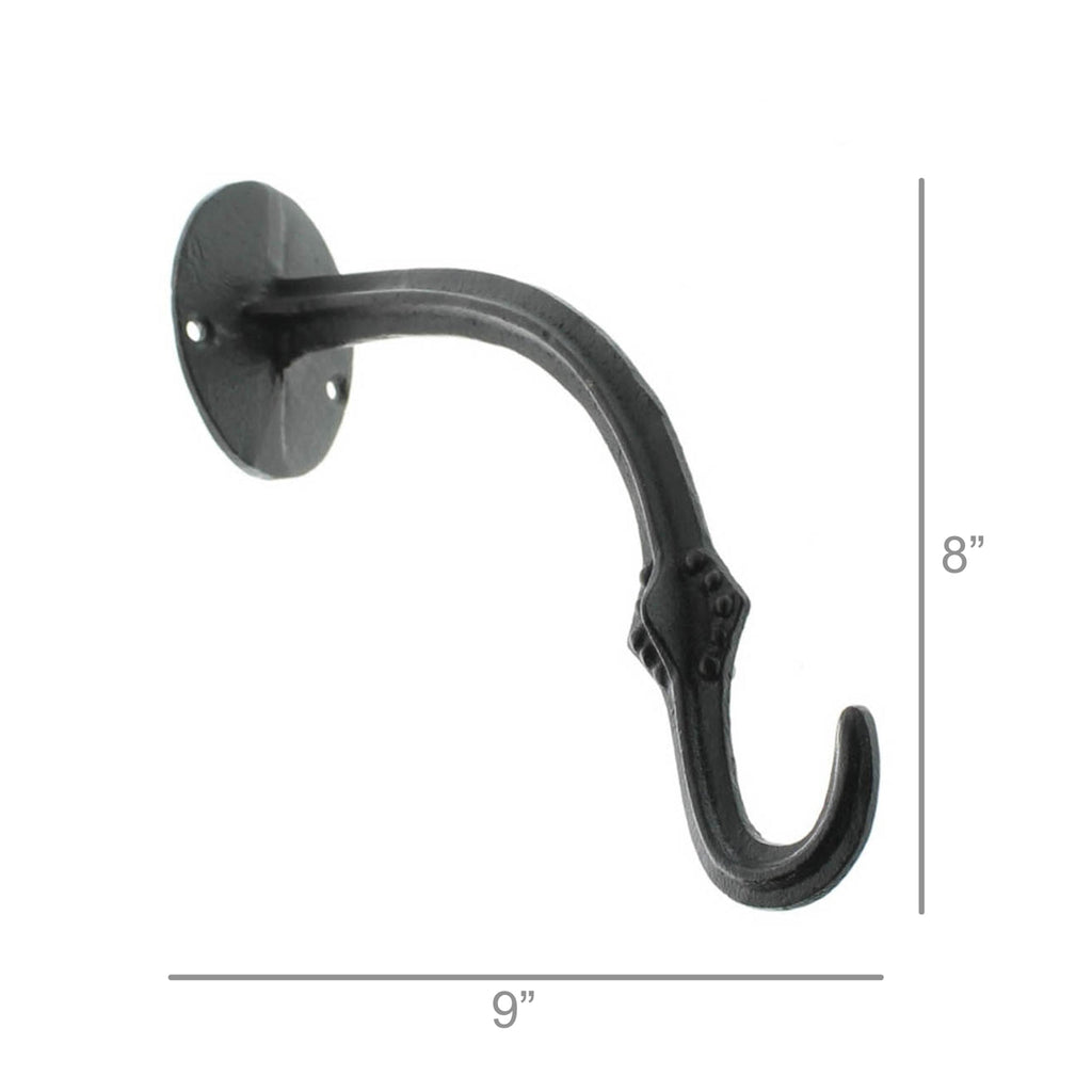 Antique Black Cast Iron Gazebo Wall Hook