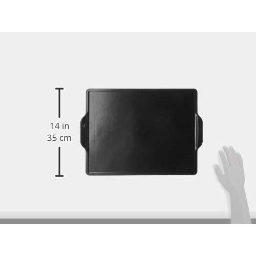 Rectangular Grill/Oven Pizza Stone - Charcoal