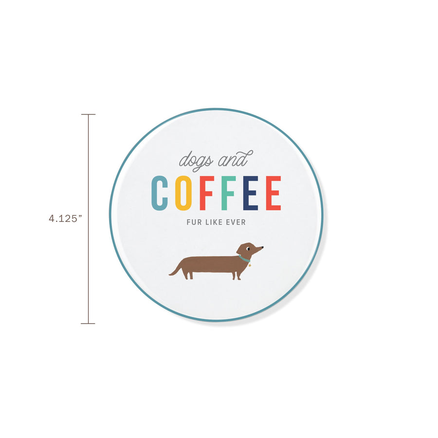Dogs & Coffee Coaster