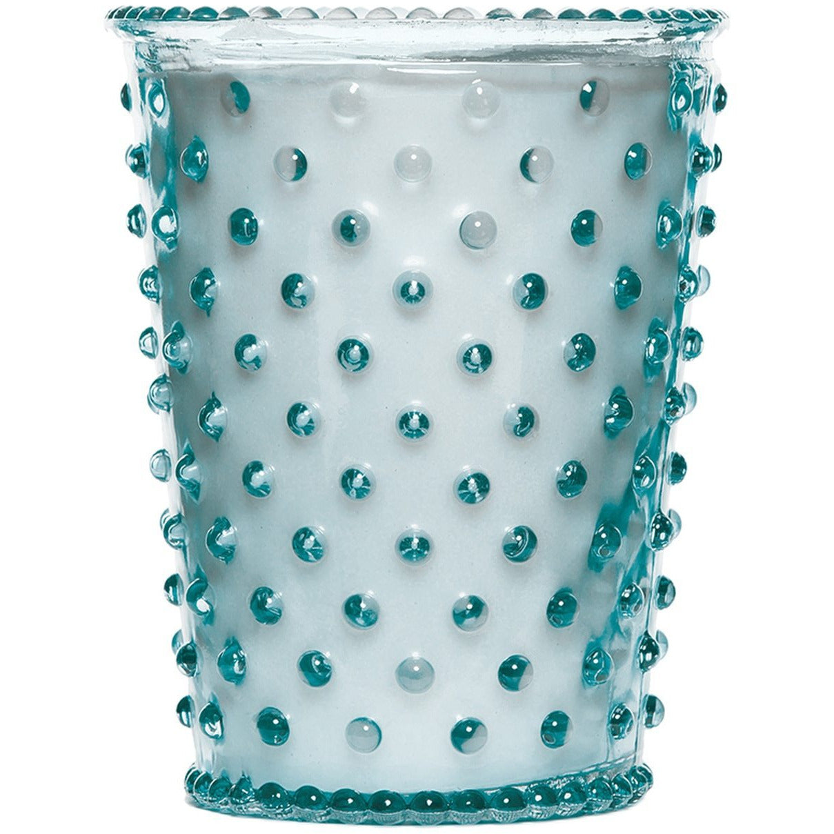 Hobnail Glass Candle