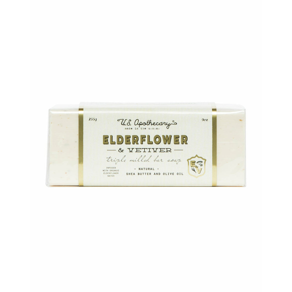 Triple Milled Bar Soap | Elderflower + Vetiver