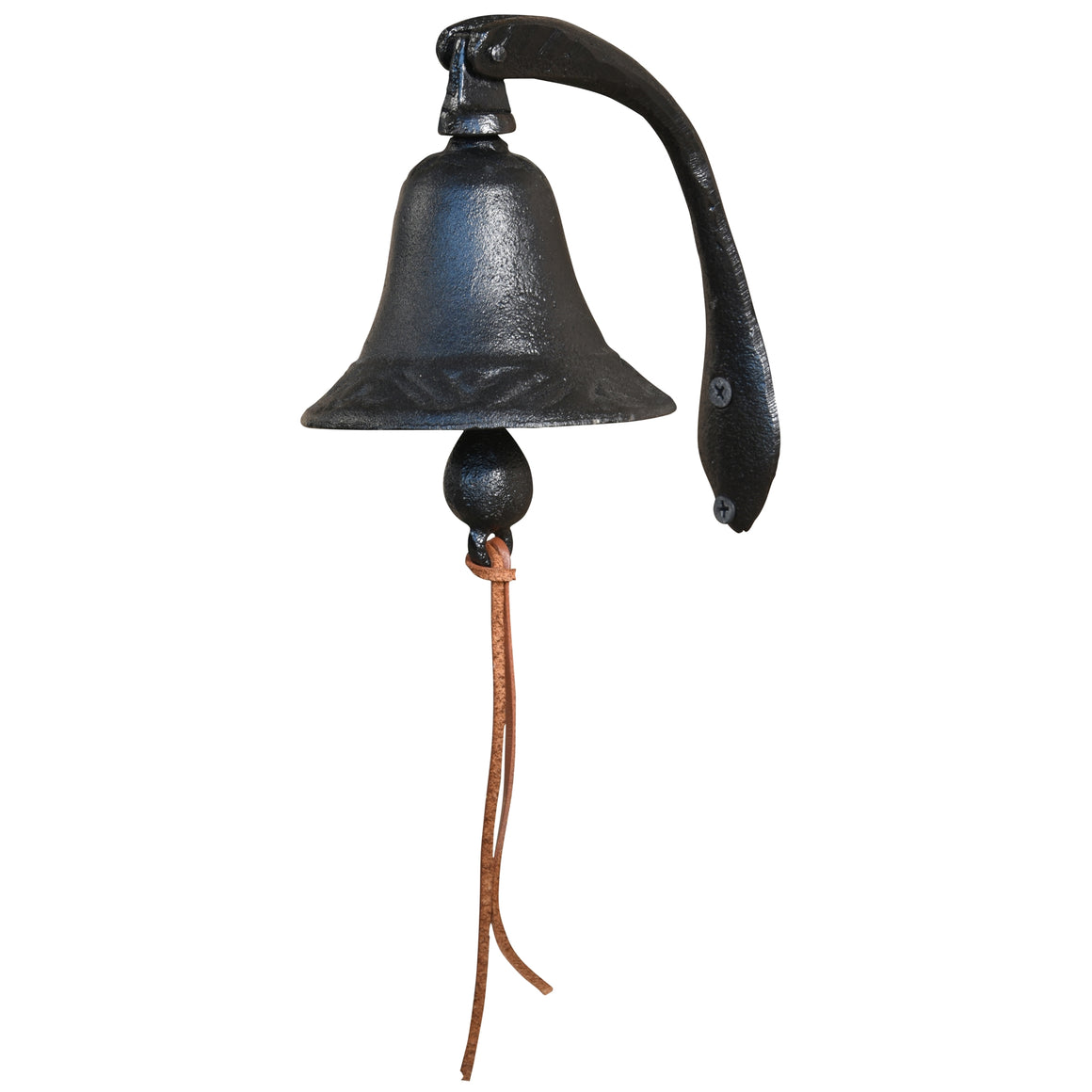 Antique Black Cast Iron Arch Bell